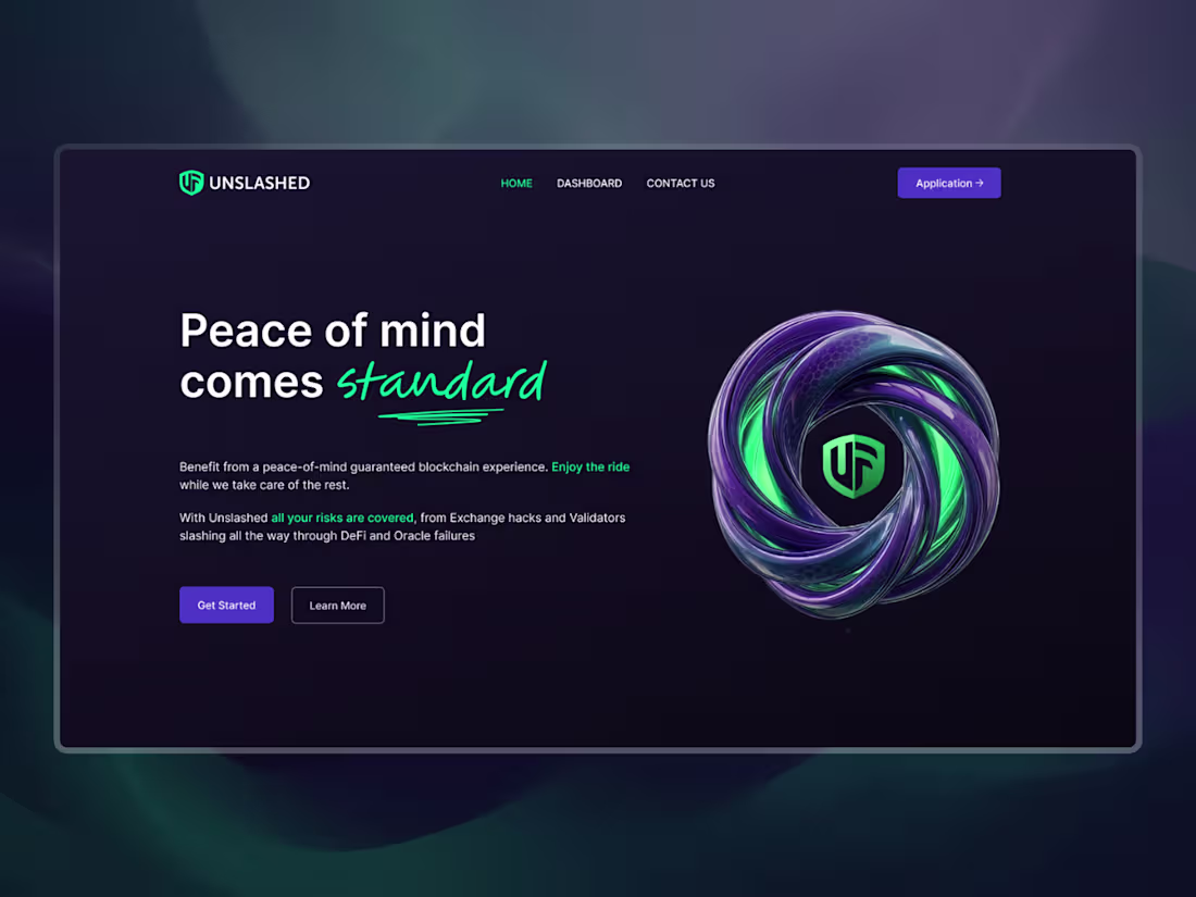 Cover image for Unslashed Finance - Decentralized Insurance Platform