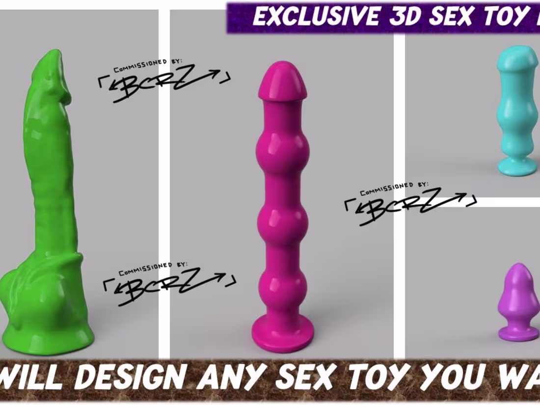 Cover image for I can design you ANY Adult Sex Toy you want