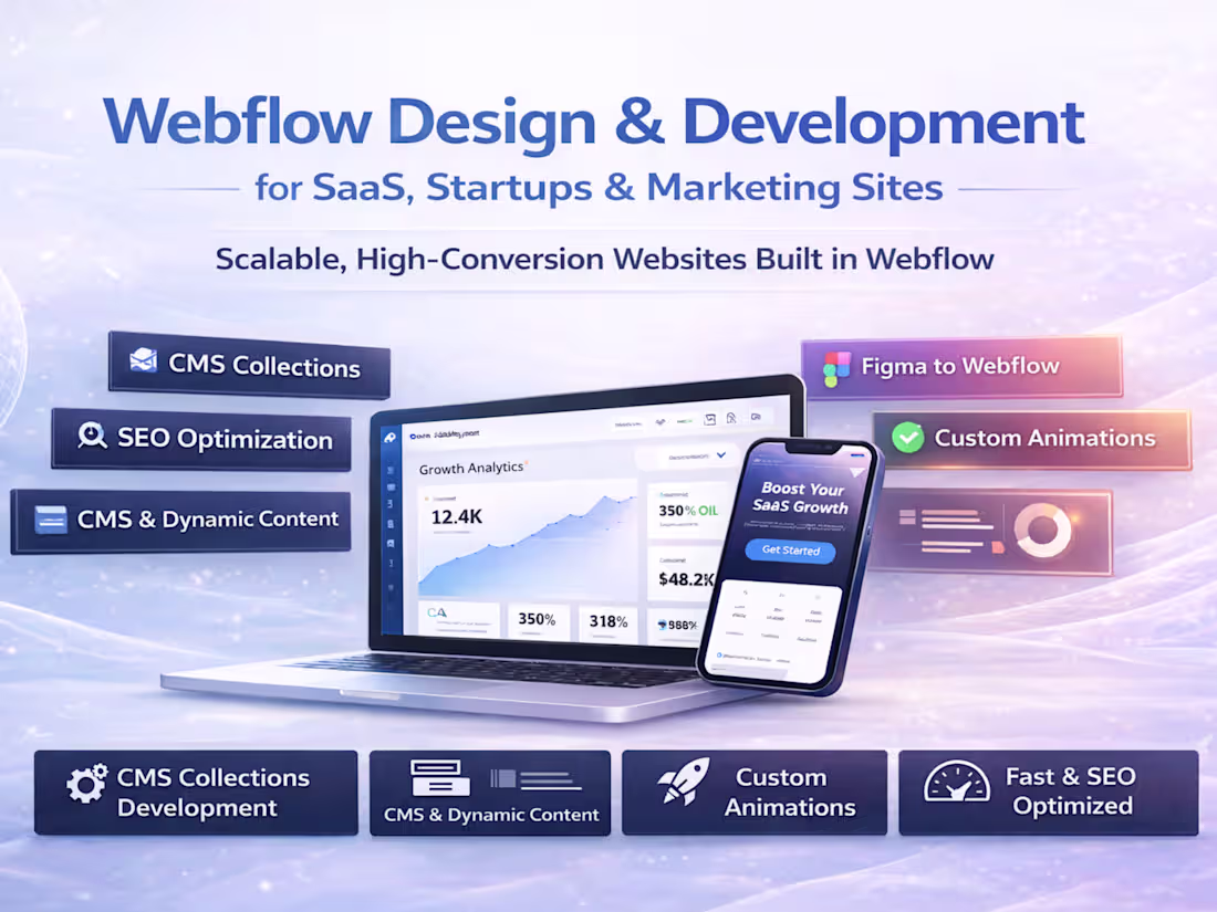 Cover image for Webflow Developer | High-Converting Custom Sites