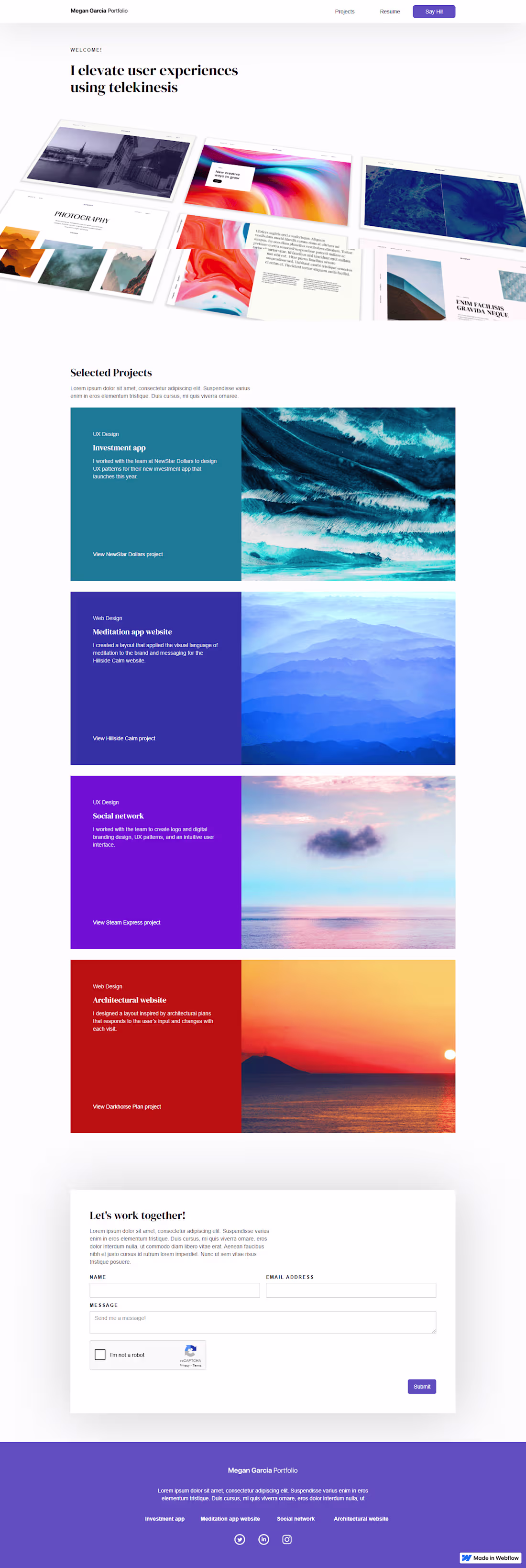 Cover image for Megan Garcia UX Portfolio Website