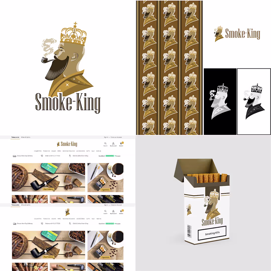 Cover image for Smoke-King Brand Design on Behance