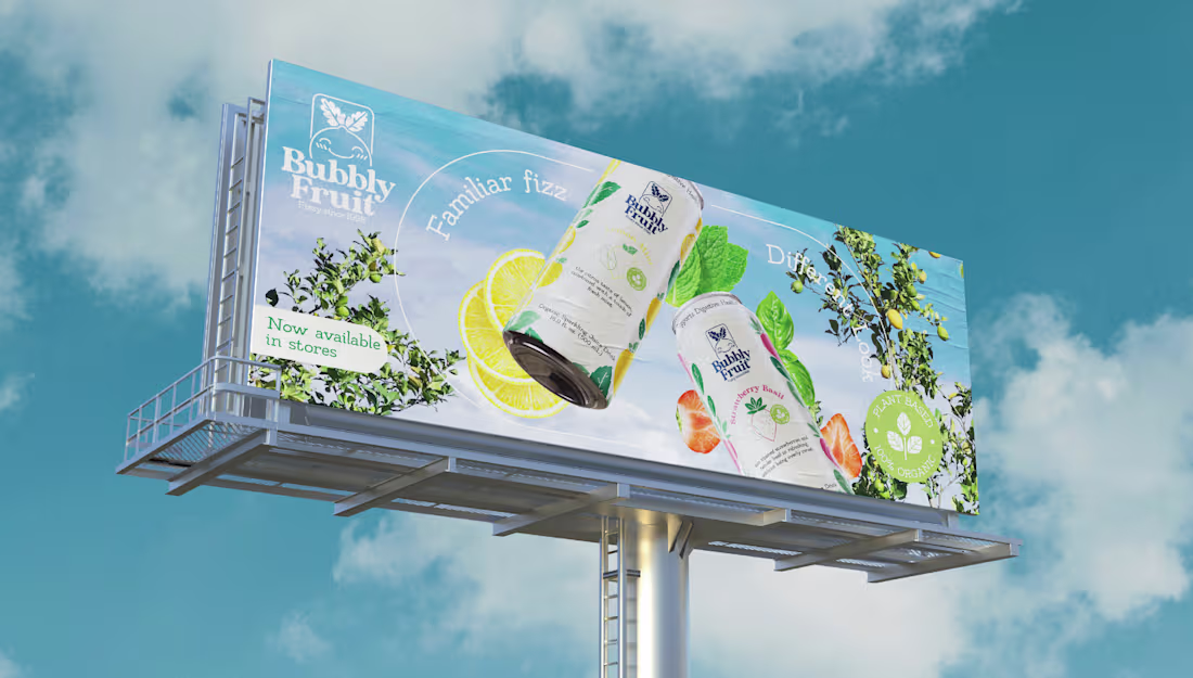 Cover image for Bubbly Fruit - Packaging Design