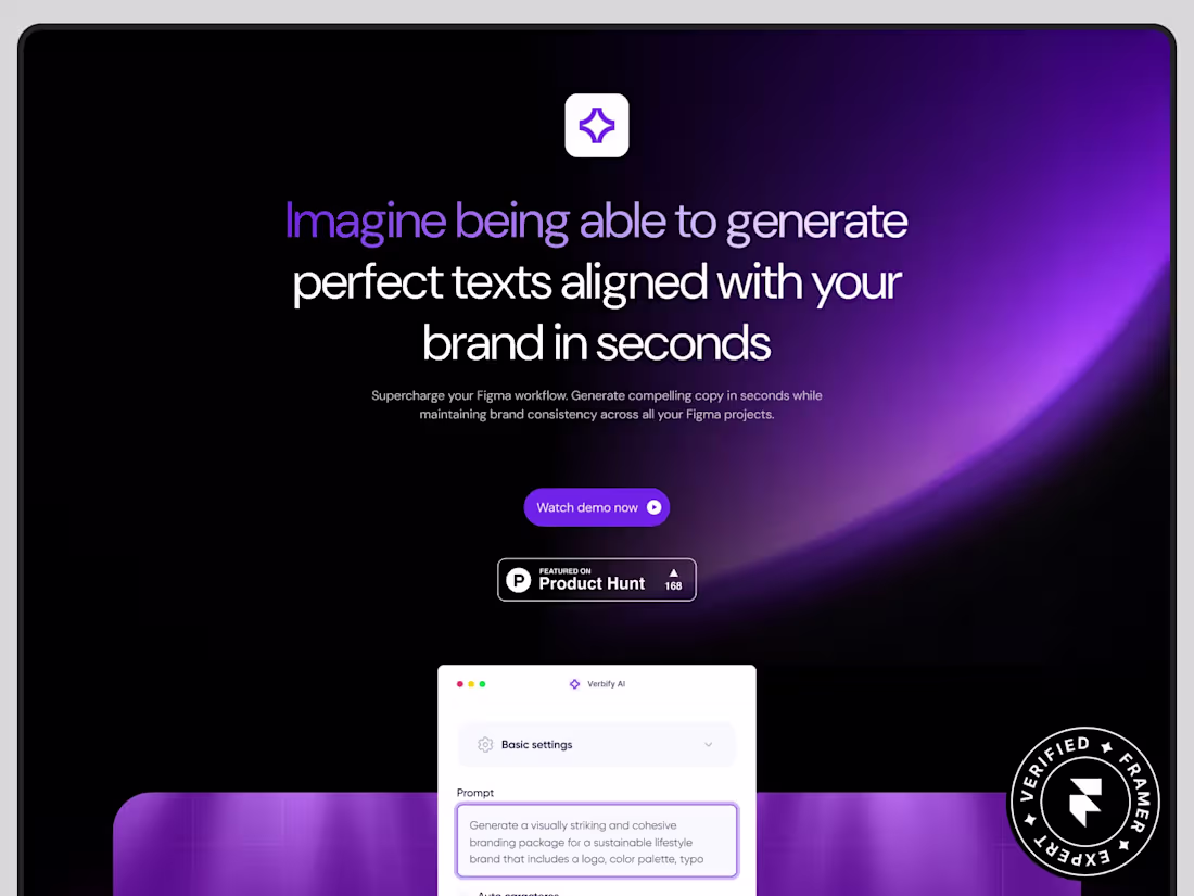 Cover image for Verbify: Empowering Content Creation in Figma

