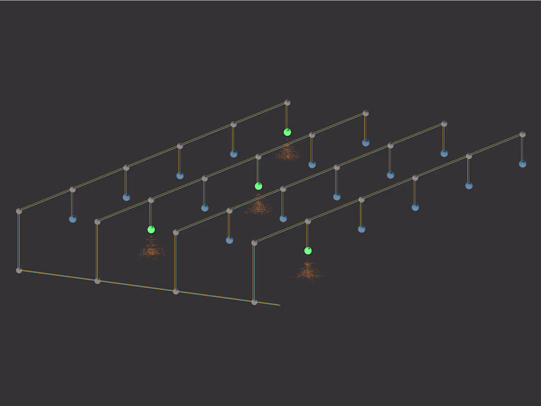 Cover image for Waterflow animation through pipes using react and three.js
