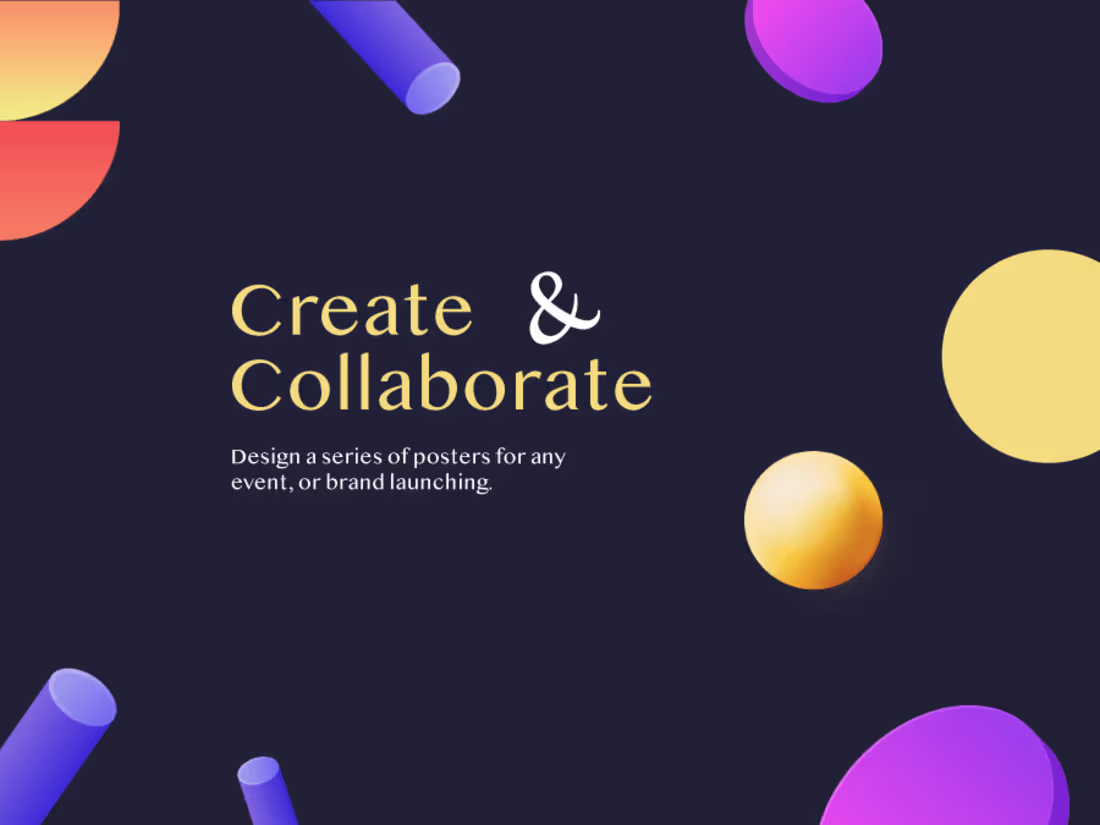 Cover image for Design a series of posters for any event, or brand launching.