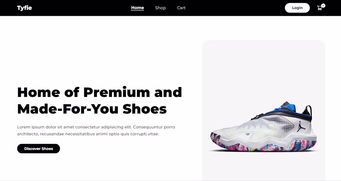 Cover image for Tyfie - eCommerce Web App