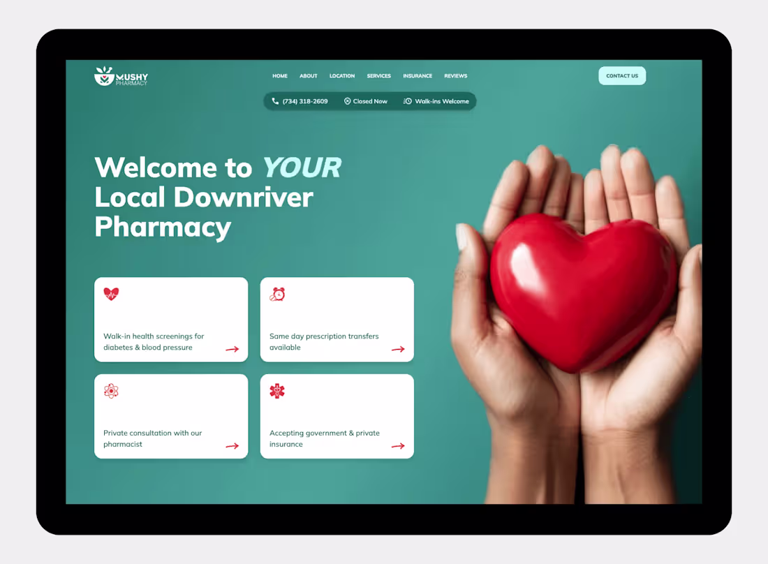 Cover image for Mushy Pharmacy: Web Design & Webflow Development