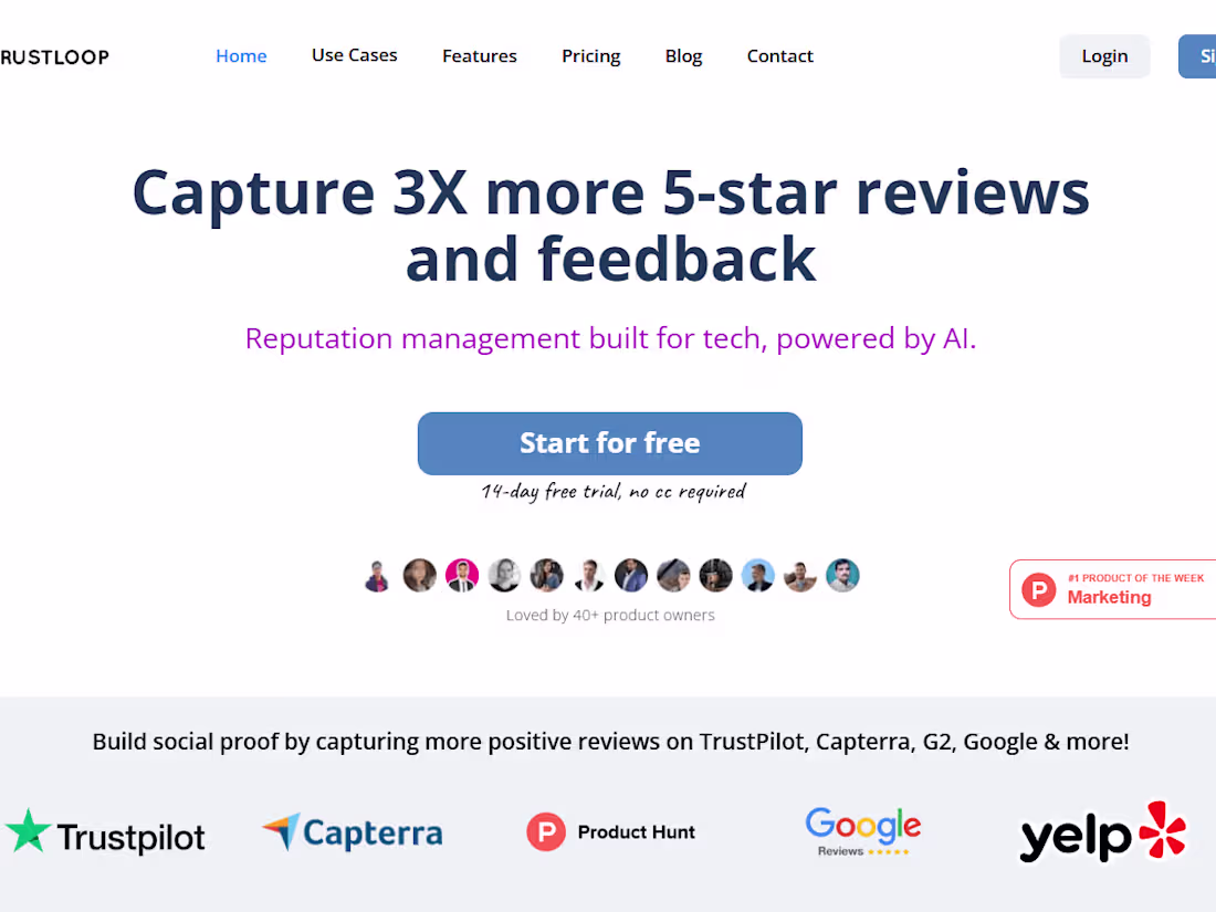 Cover image for TrustLoop – A SaaS App Helping Businesses to Elevate Reputation