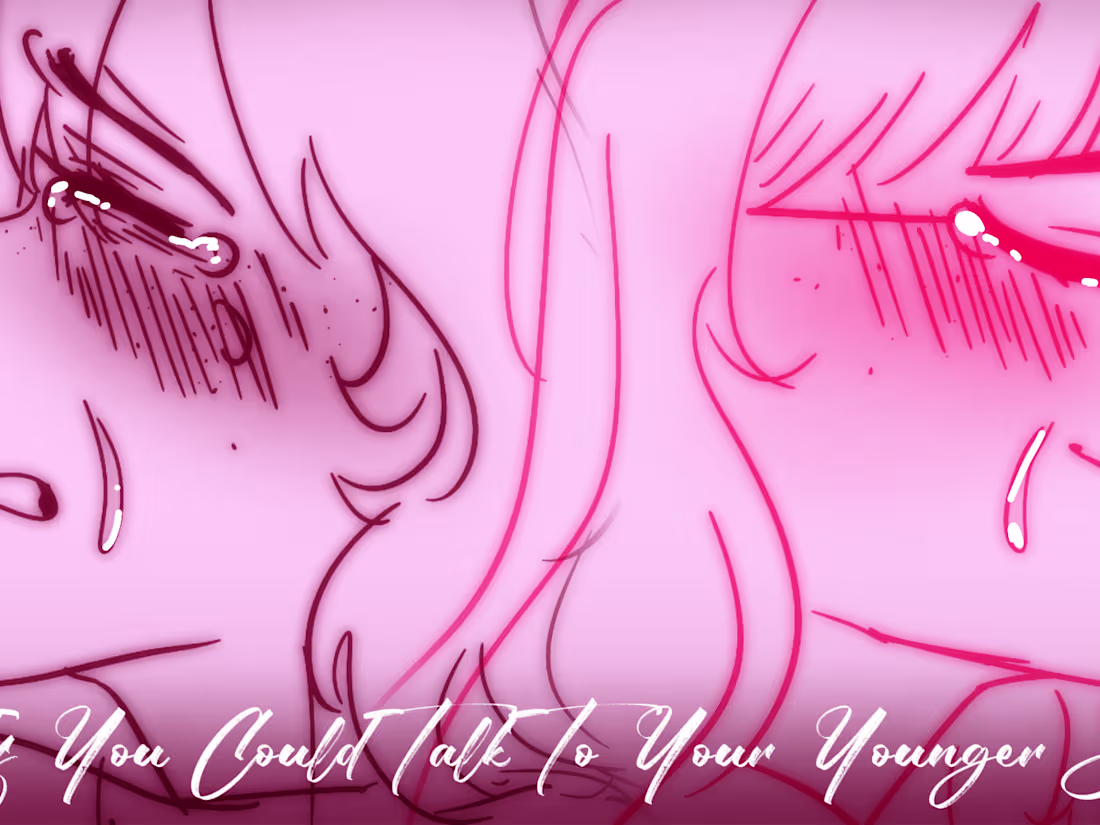 Cover image for If You Could Talk To Your Younger Self... // Short Animatic
