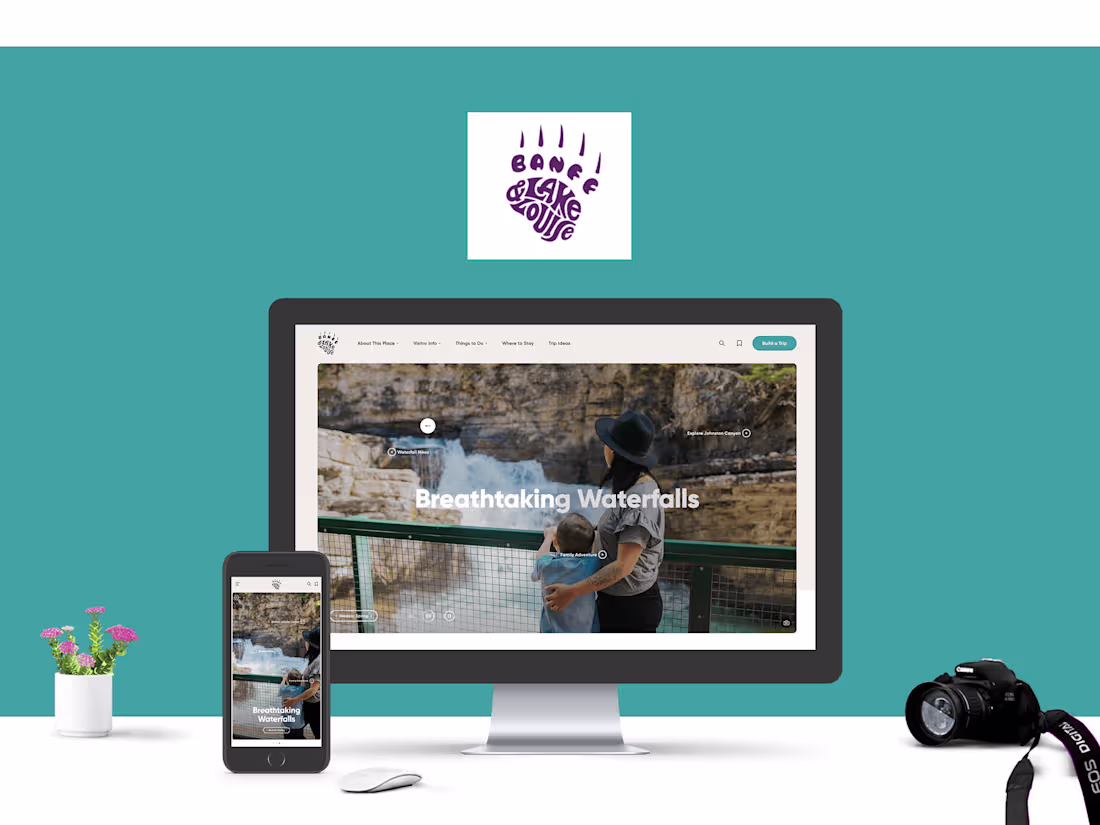 Cover image for Banff Lake Louise: Tourism Website Redesign