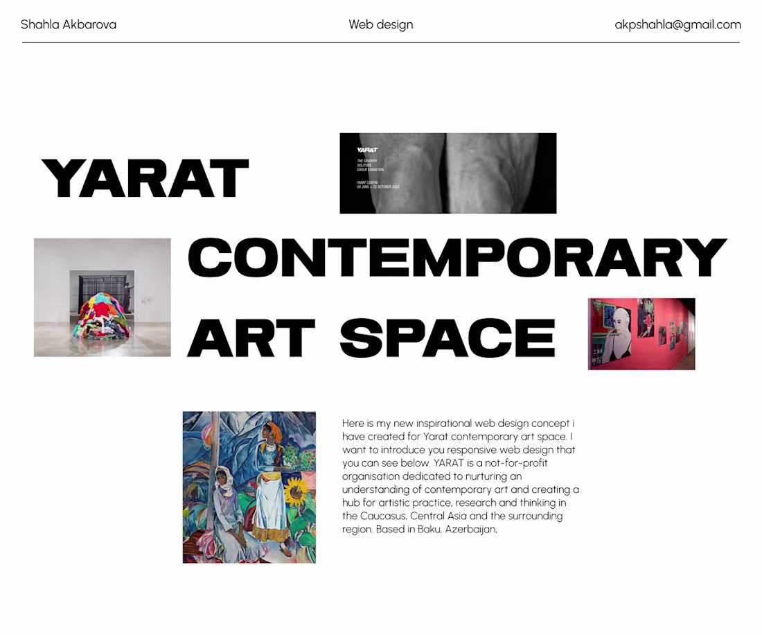 Cover image for YARAT- Website Design on Behance