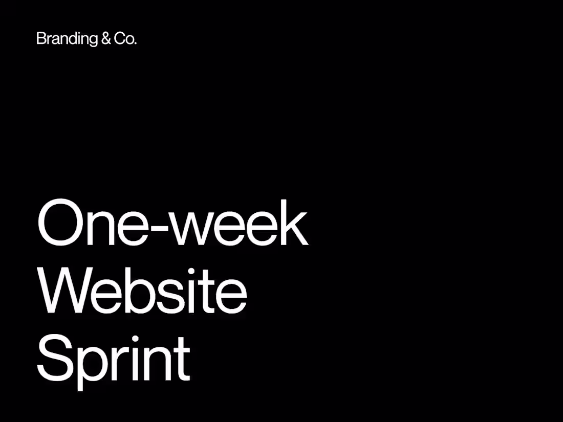 Cover image for One-week Website Redesign Sprint