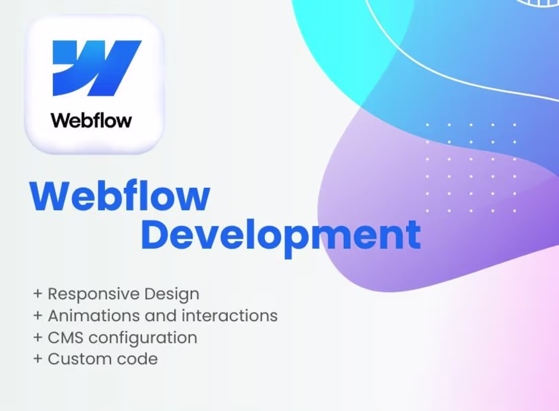 Cover image for Webflow Website/Landing from Figma design (or without design)