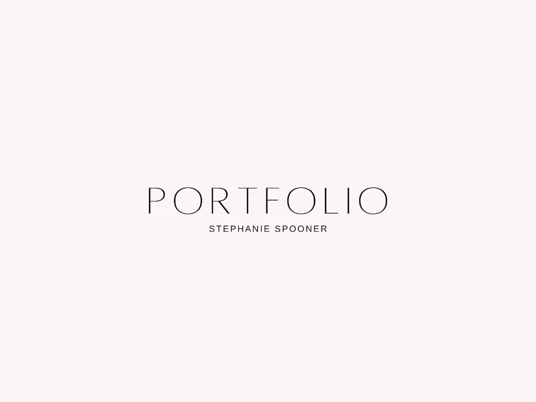 Cover image for Portfolio- Stephanie Spooner