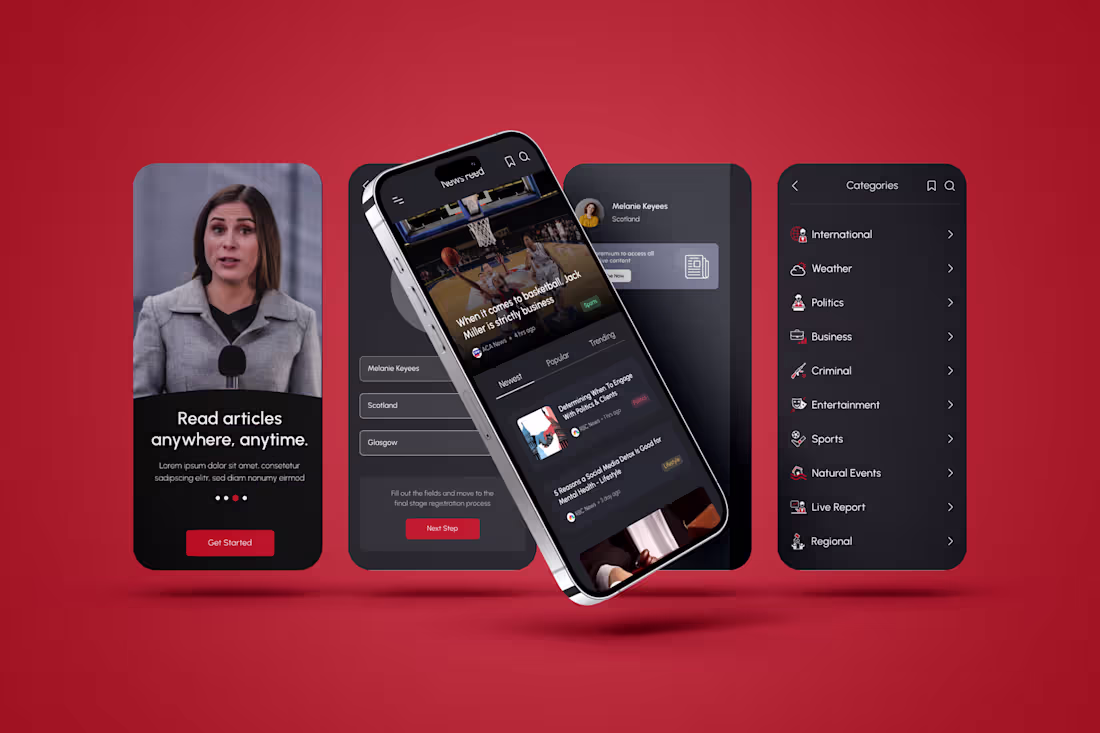 Cover image for NEWS App UI