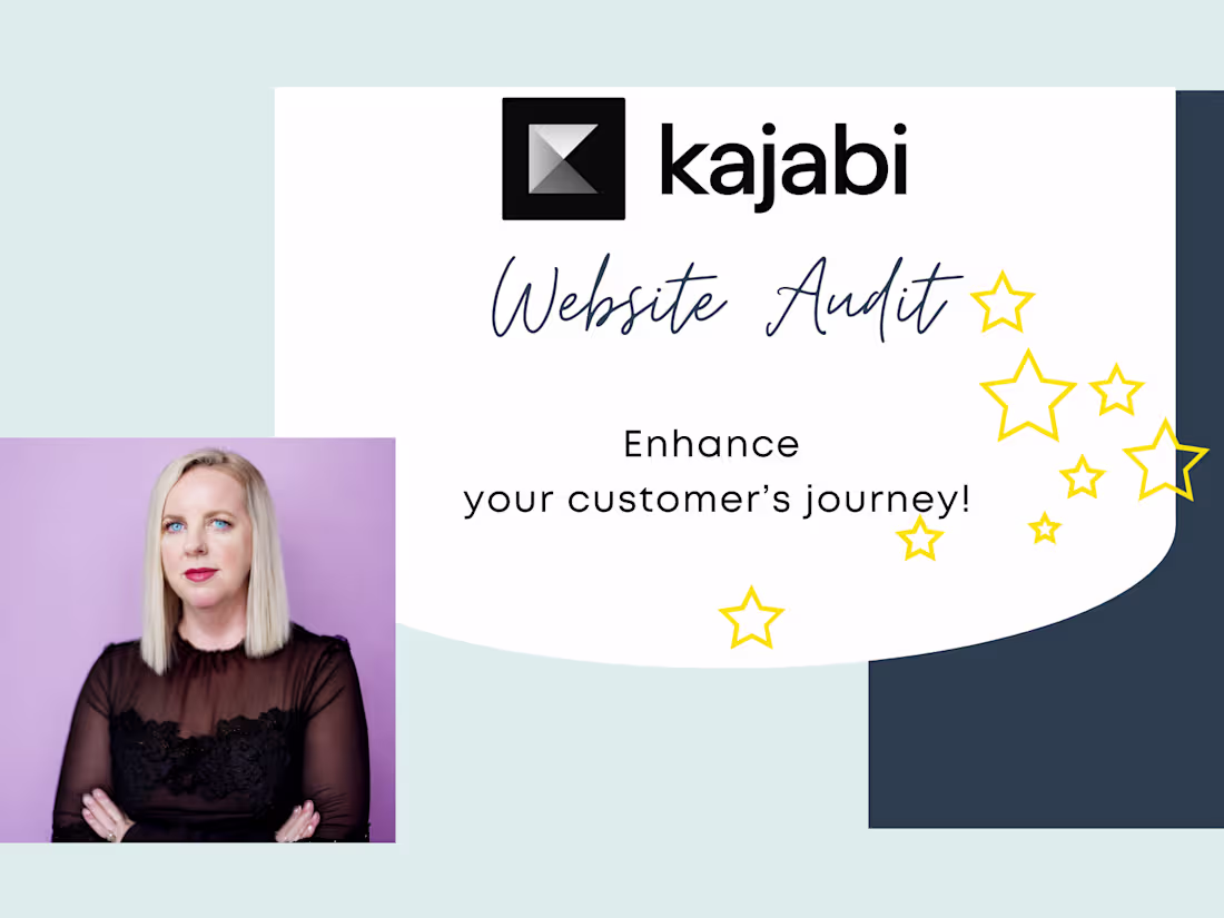 Cover image for Kajabi Audit: Website & Customer Journey Review
