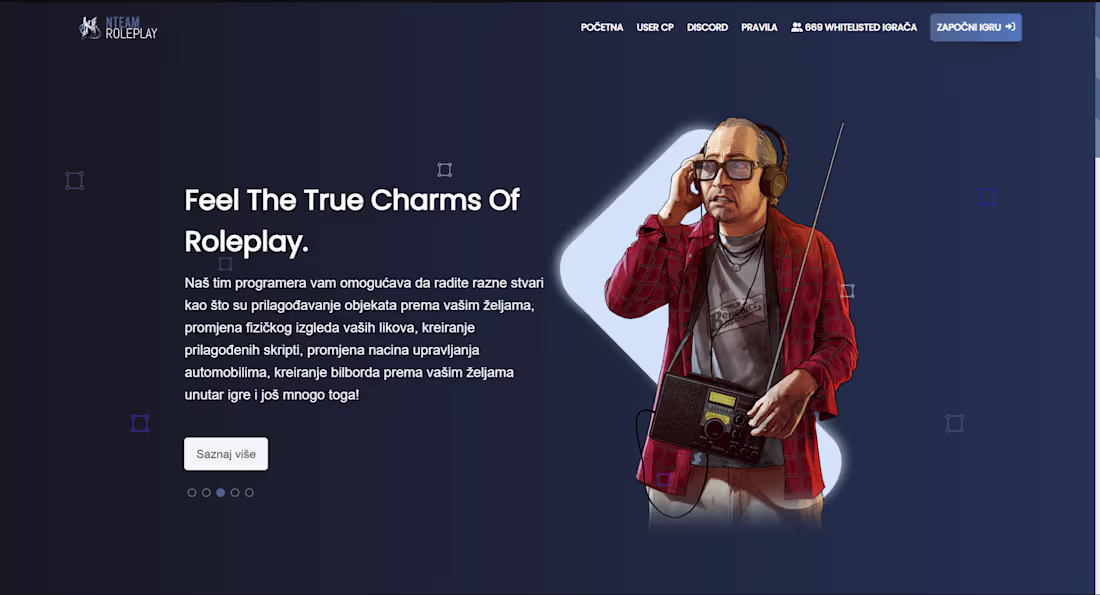 Cover image for NTeam Roleplay - User Control Panel