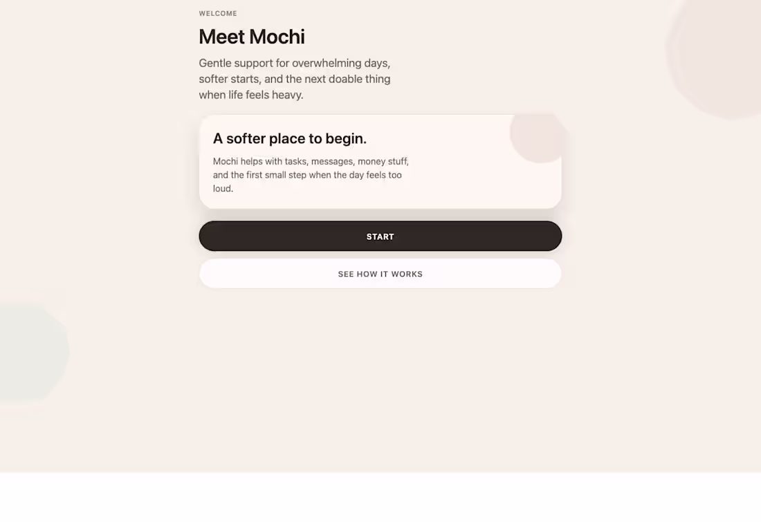 Cover image for Meet Mochi — an app