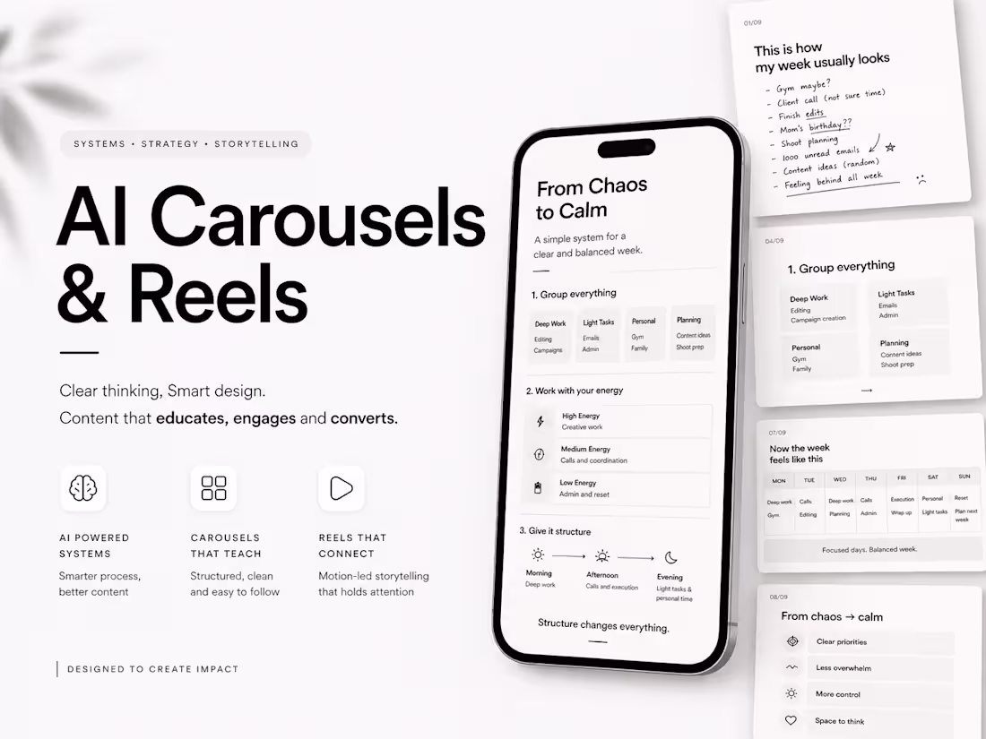 Cover image for AI-Powered Carousels for Social Media