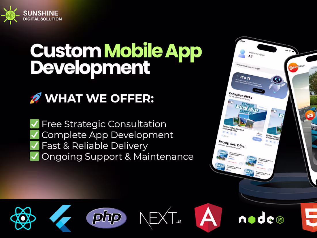 Cover image for Mobile App Development (iOS & Android)