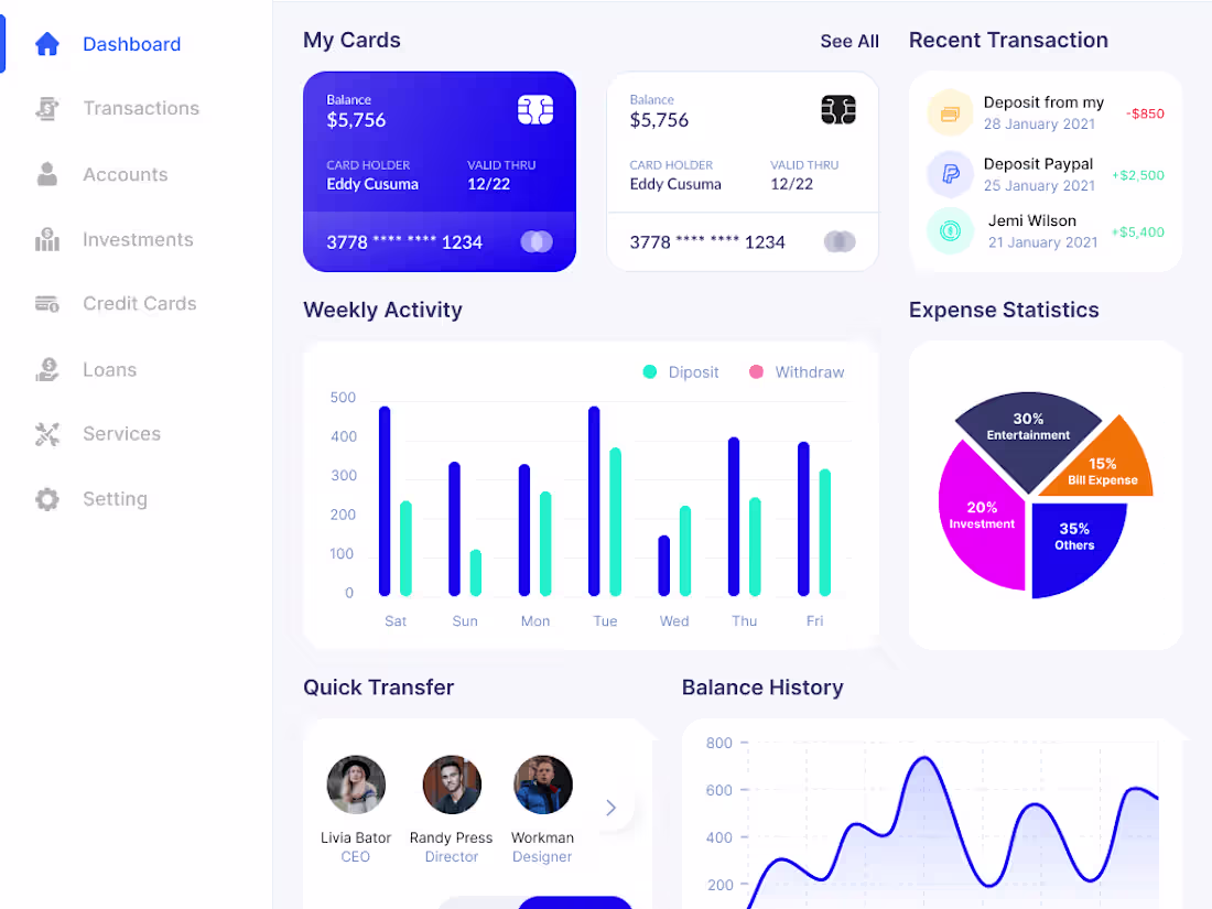 Cover image for BankDash