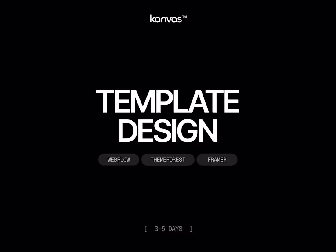 Cover image for Template Design