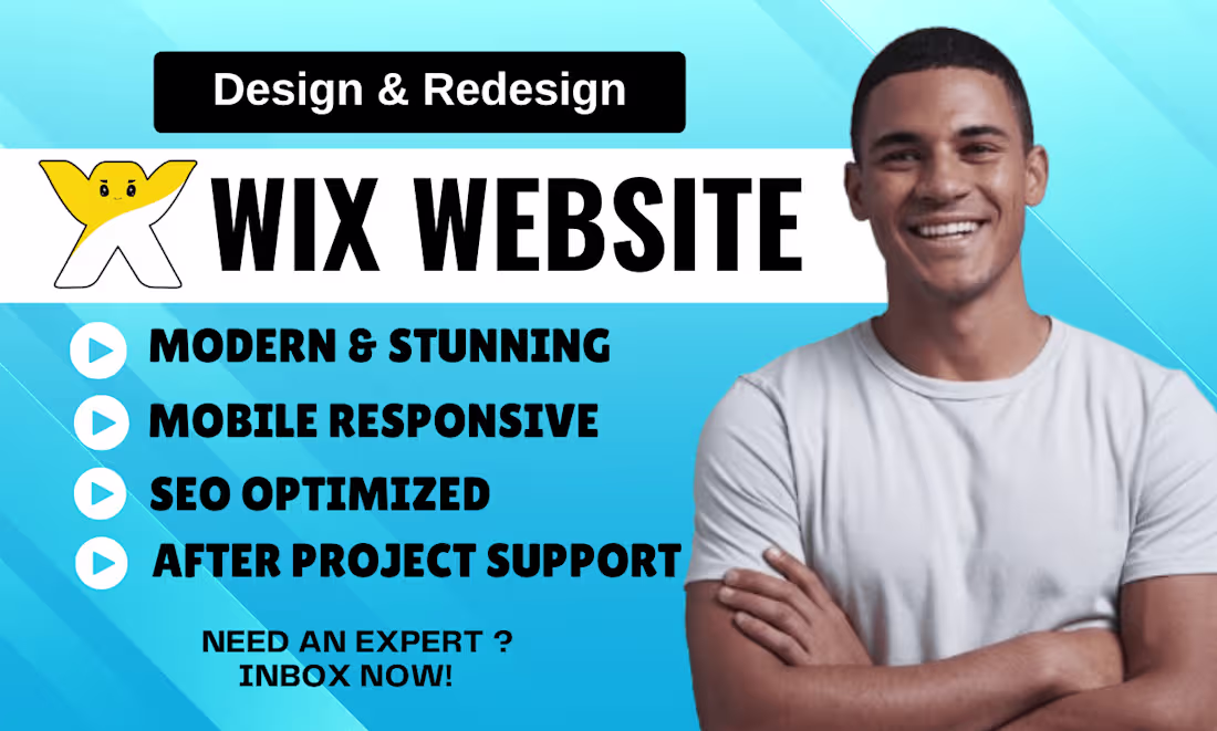 Cover image for High-converting Wix Website Design with Post-Project Support
