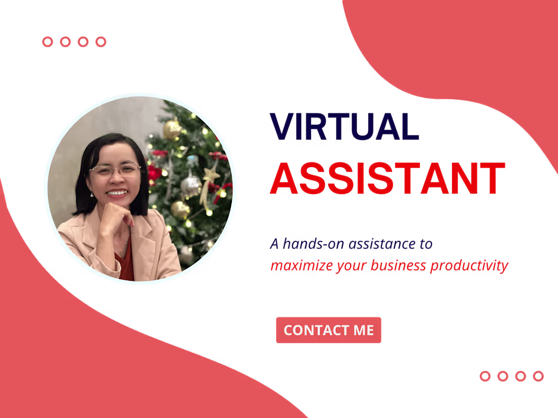 Cover image for Virtual assistant for all admin needs