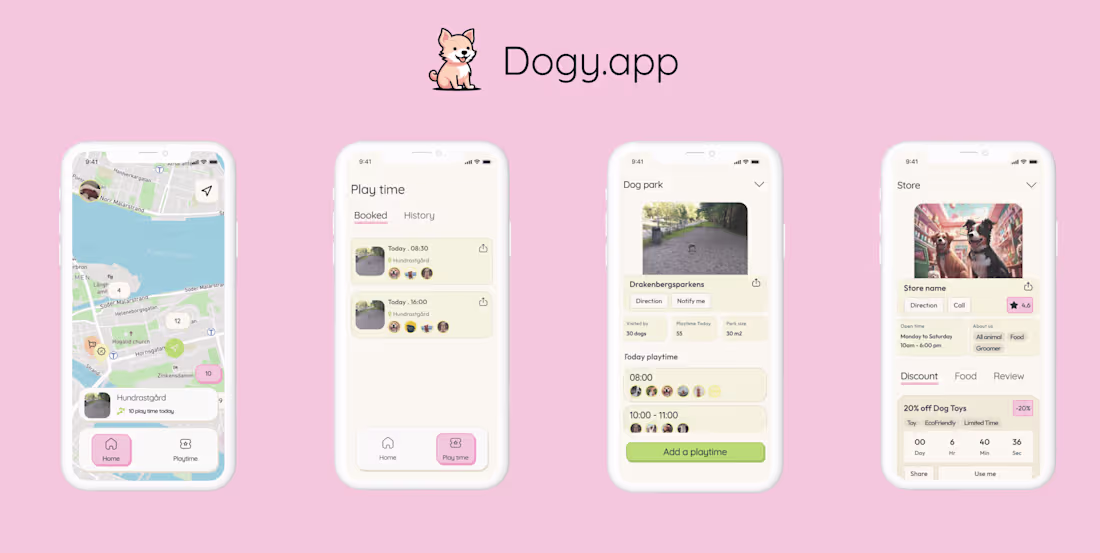 Cover image for Dogy app