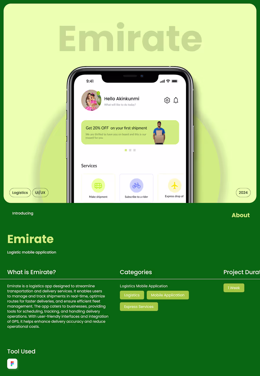 Cover image for Emirate Logistic App