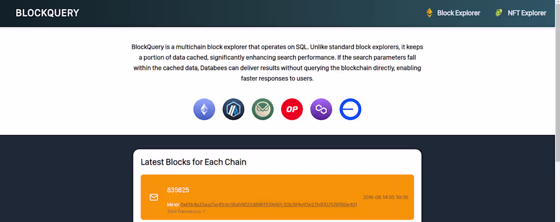 Cover image for BlockQuery
