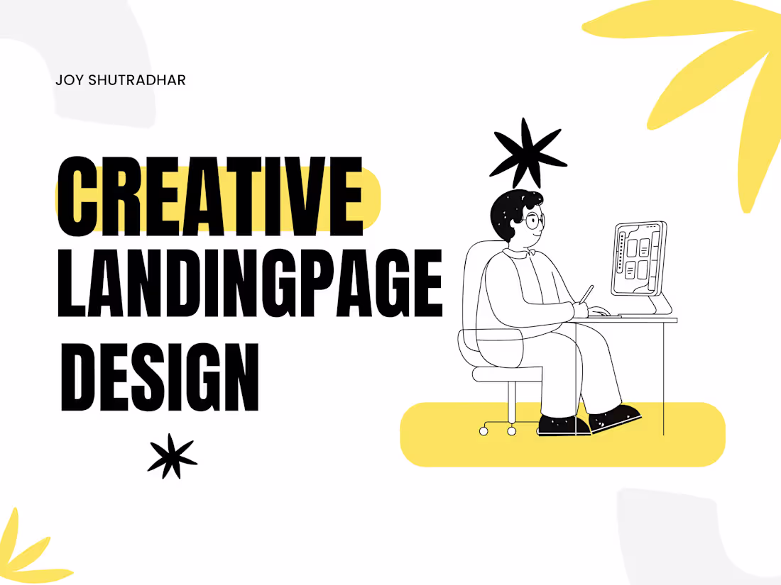 Cover image for I will design modern and professional landing page.