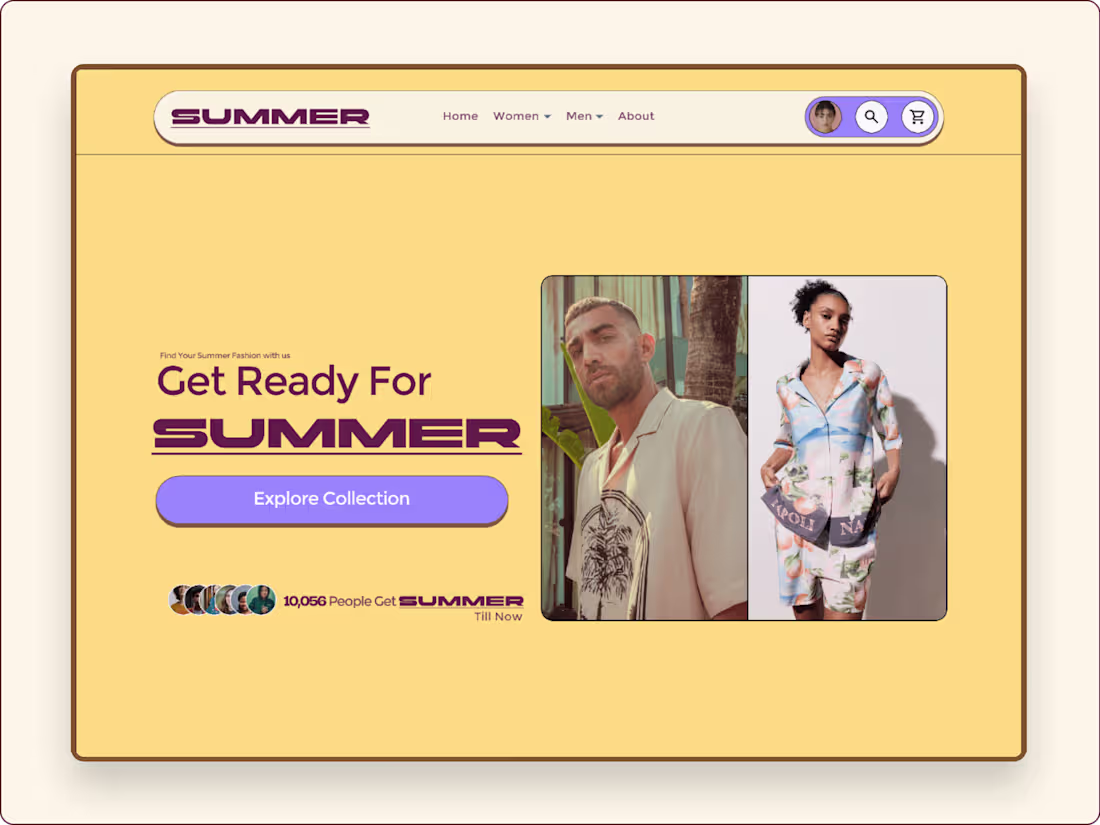 Cover image for E-commerce Landing Page Design