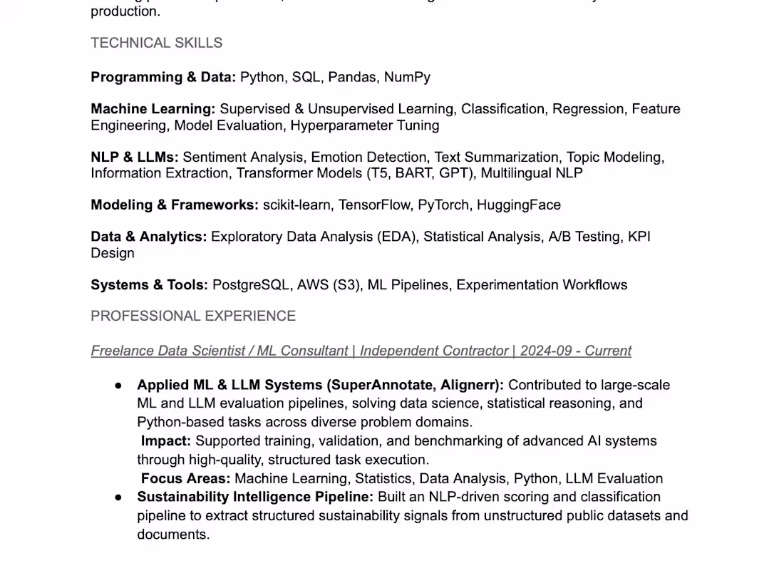 Cover image for Summary of the work I've
