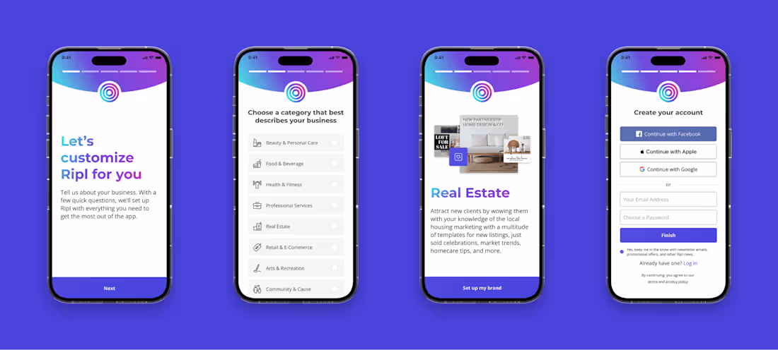 Cover image for Ripl Mobile App Onboarding Case Study