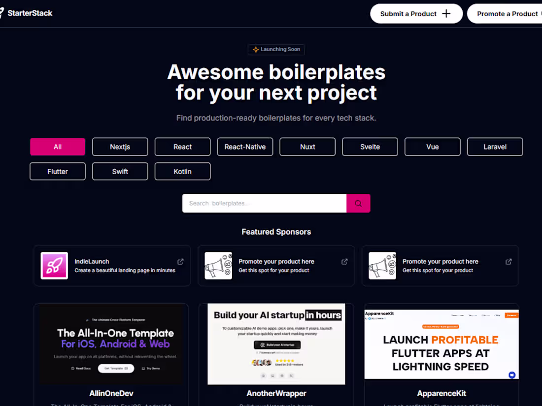 Cover image for Starter Stack