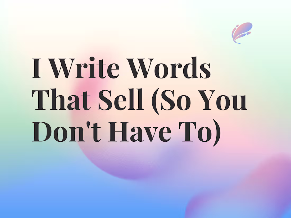Cover image for Website Copy - I Write Words That Sell, So You Don't Have To 