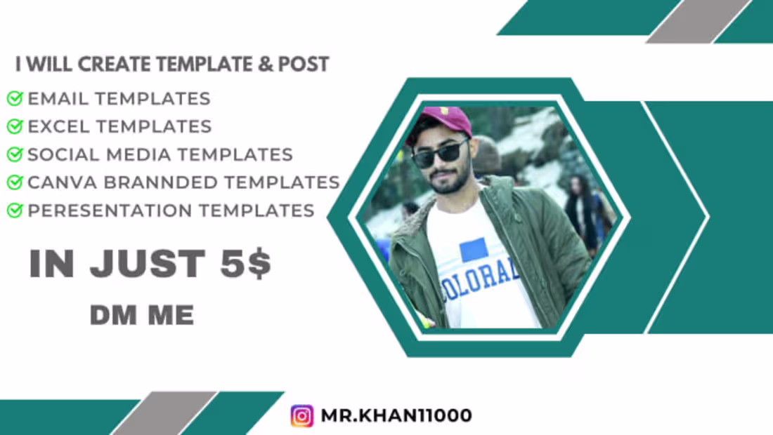 Cover image for I will design social media posts email templates banner design