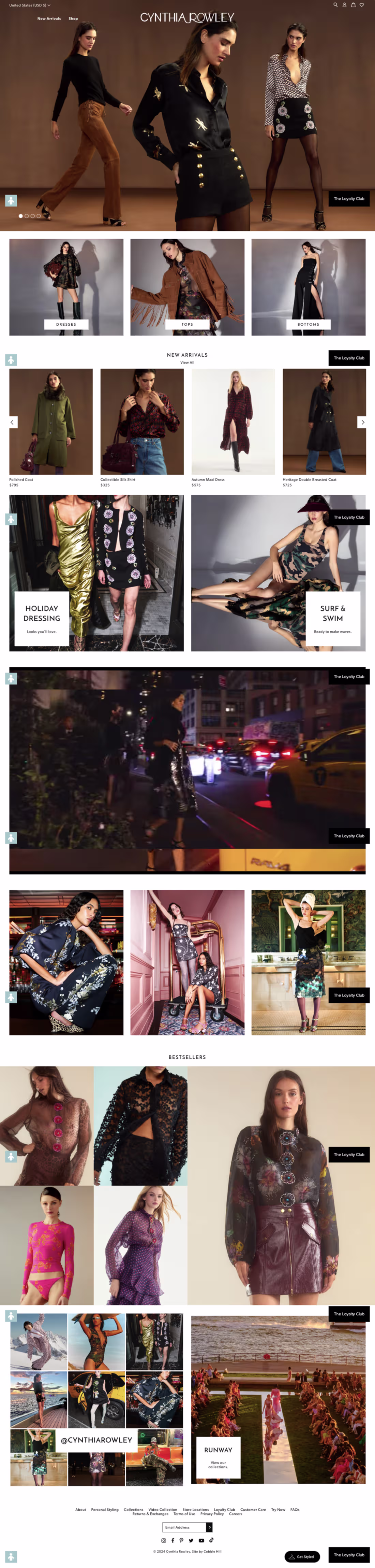 Cover image for CYNTIA ROWLEY FASHION SHOPIFY STORE