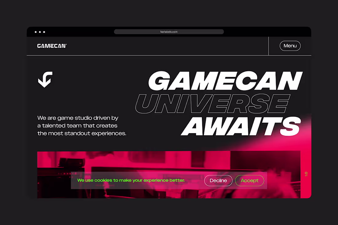 Cover image for Gamecan — Web Design :: Behance