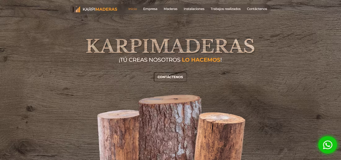 Cover image for ¡Diseño web para la industria de la madera!