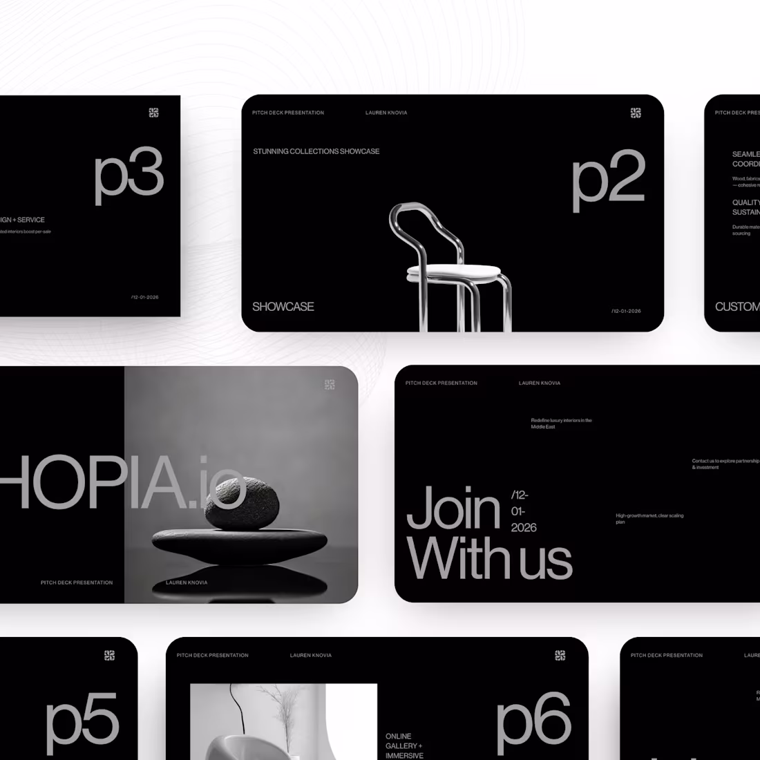 Cover image for SHOPIA PITCH DECK PRESENTATION DESIGN