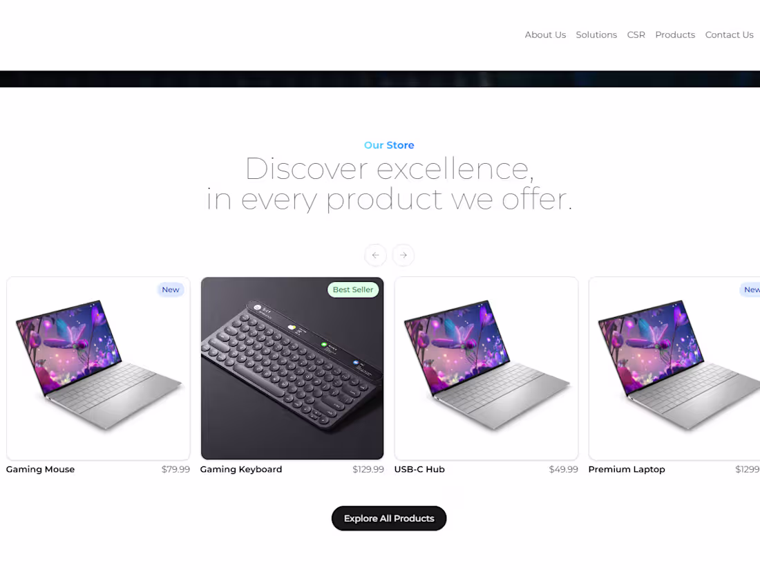 Cover image for I craft unique interfaces and build full-stack web experiences.
