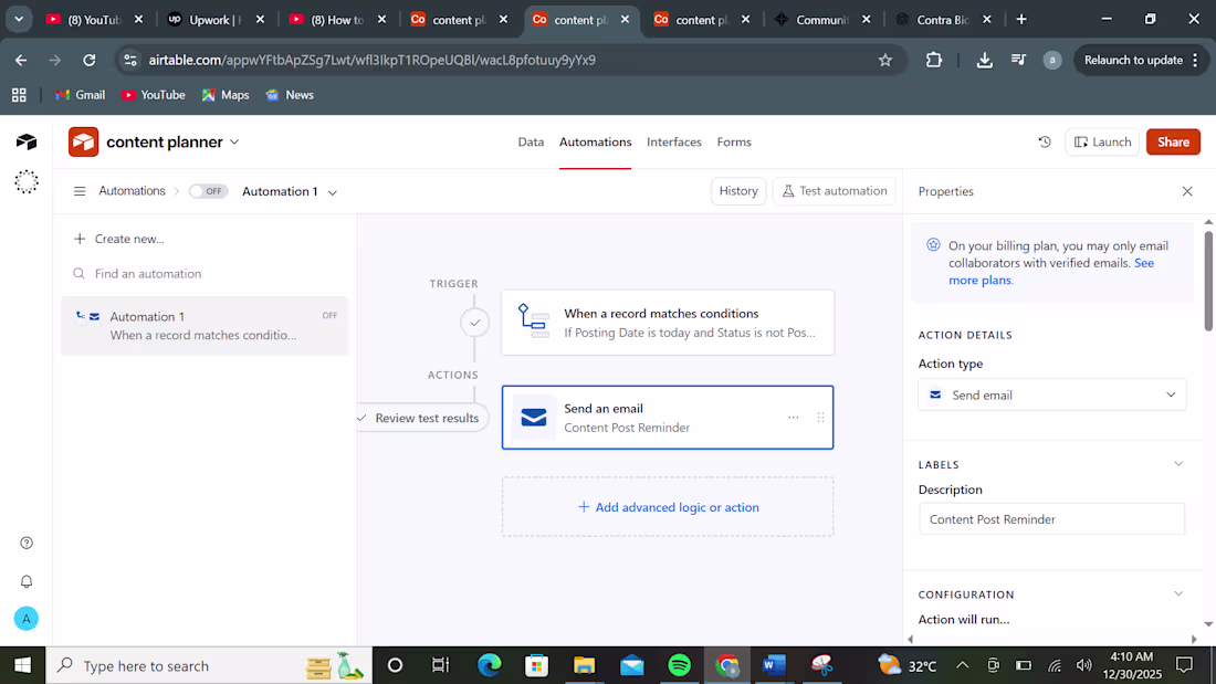 Cover image for Currently working on an Airtable-based workflow system that ...