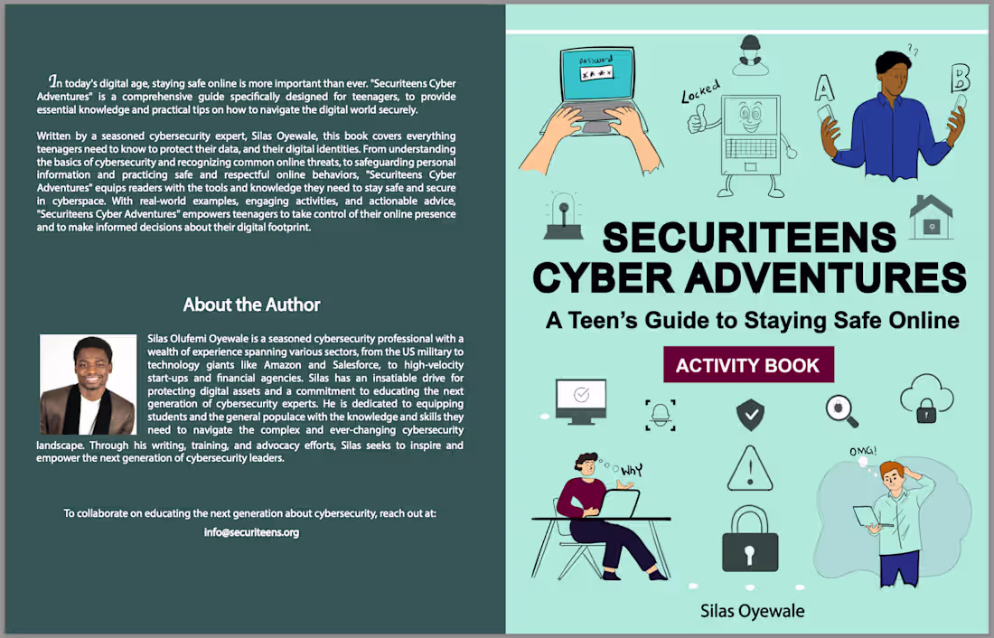 Cover image for Securiteens Cyber Adventure Activity Book 