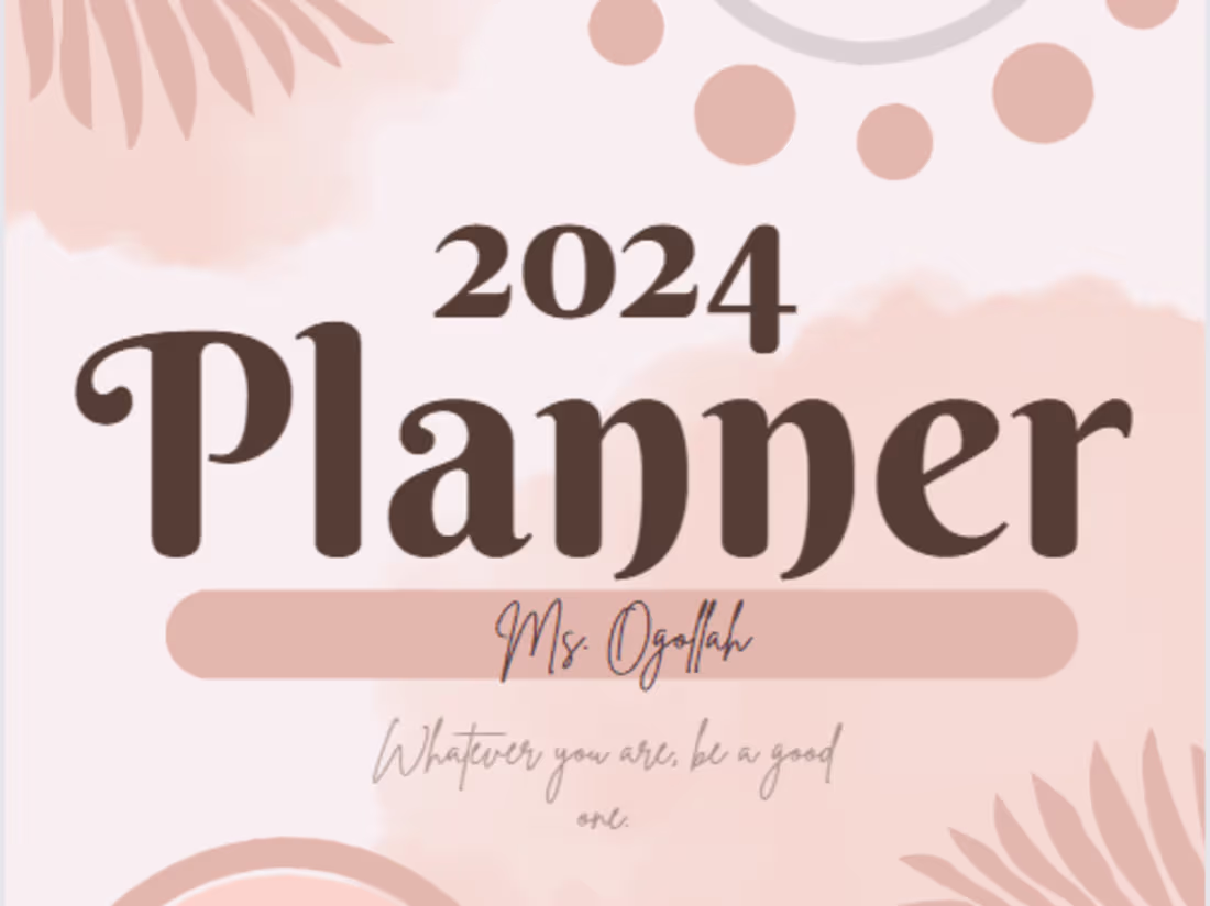Cover image for Created a 2024 quadrimester planner 