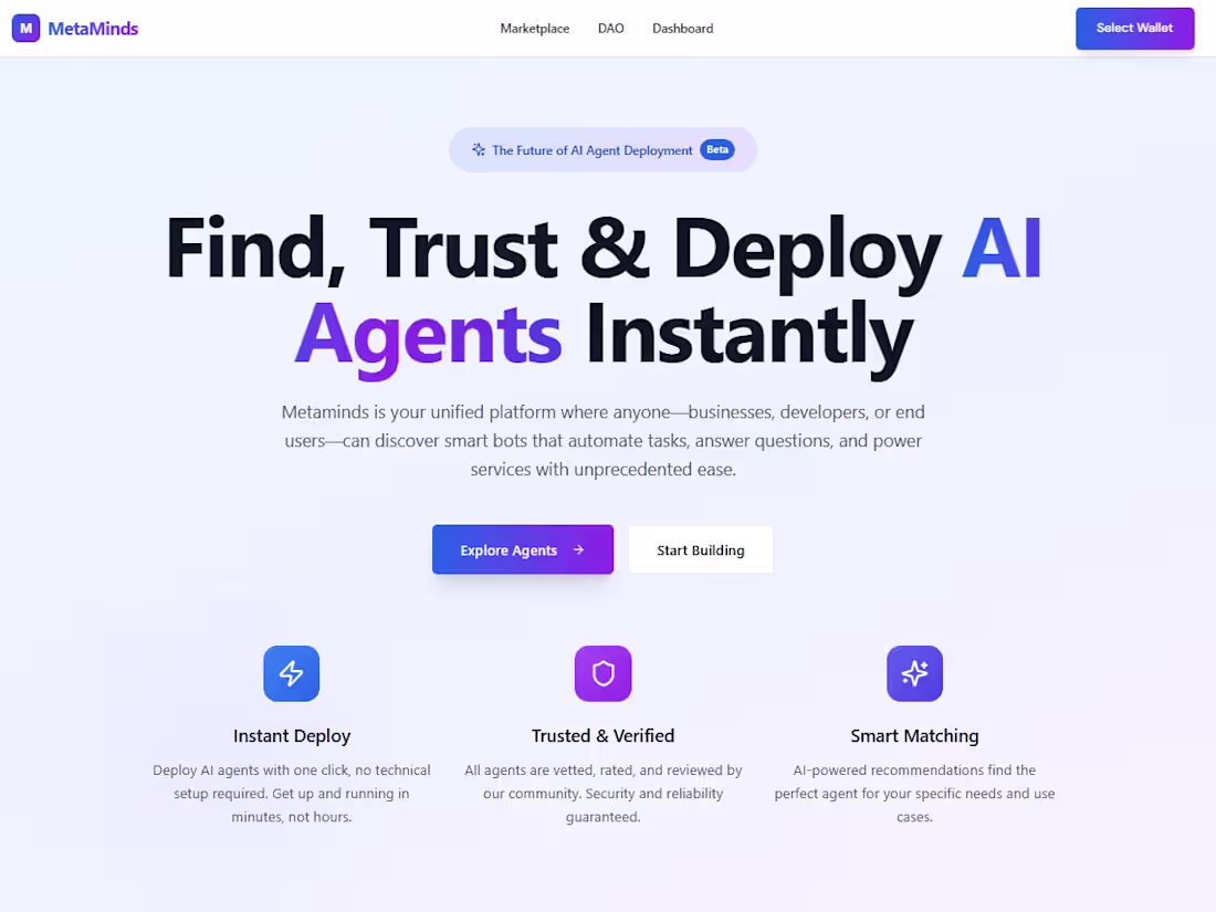 Cover image for AI Agent Marketplace Development
