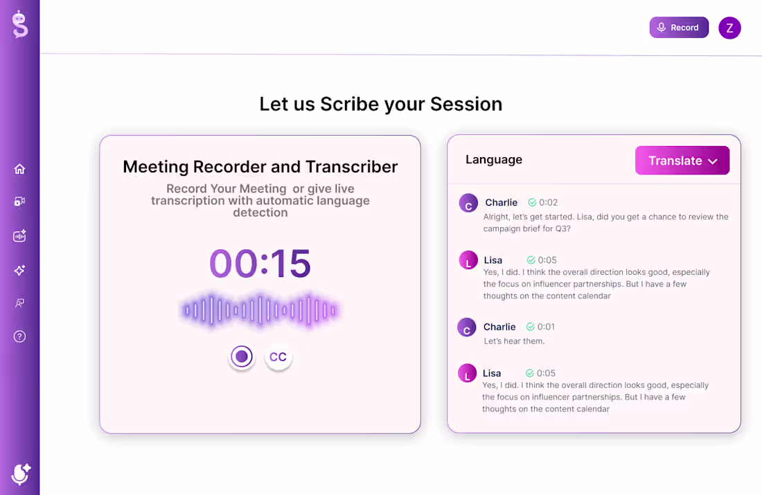 Cover image for Scribe-AI Meeting Assistant