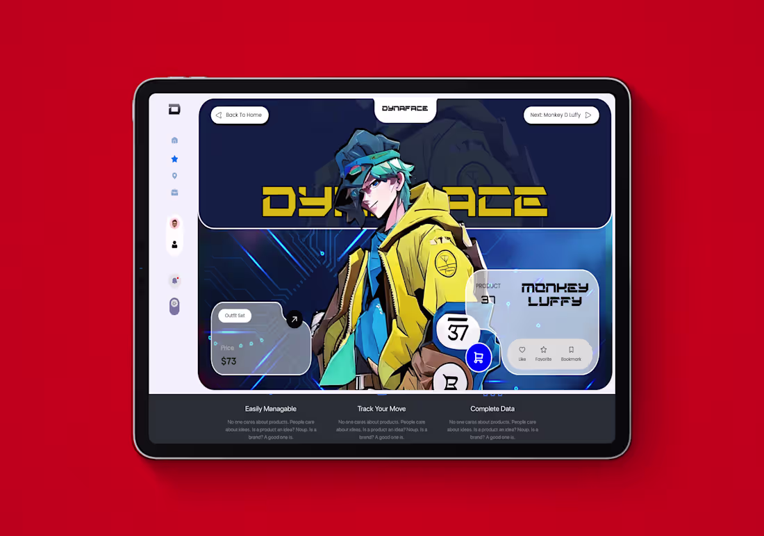 Cover image for Dynaface: Character Design Agency Homepage