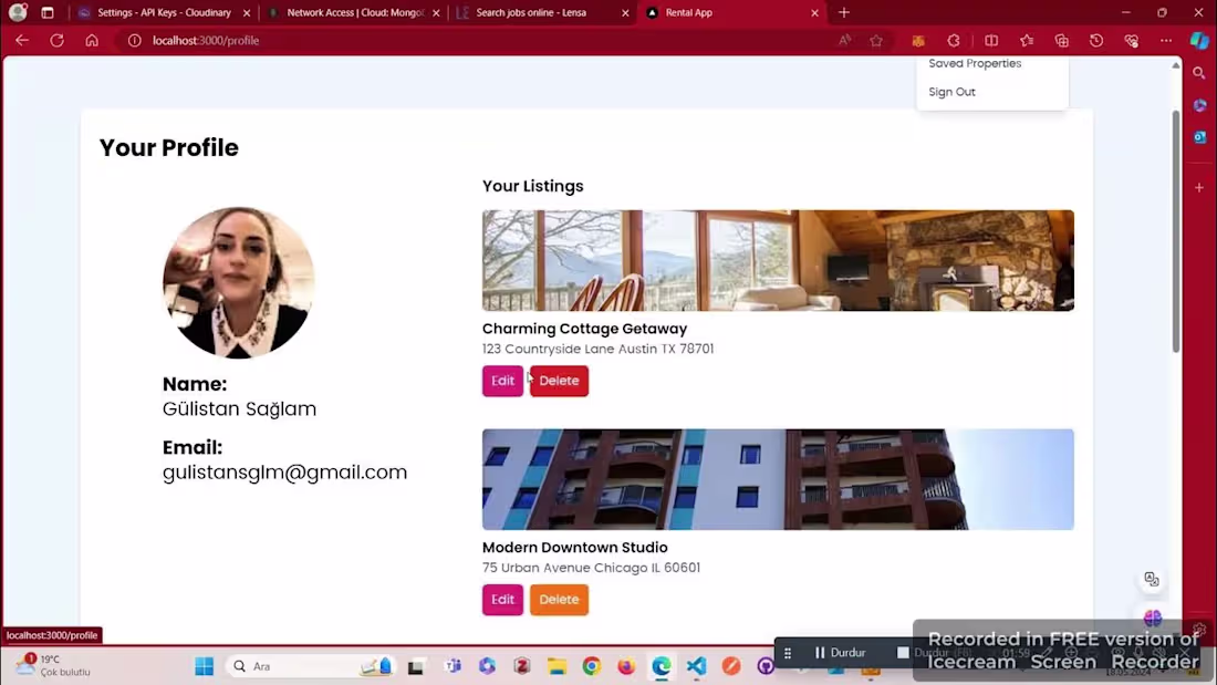 Cover image for RentalApp --  Nextjs| Next-auth | React | MongoDB | Mongoose | …